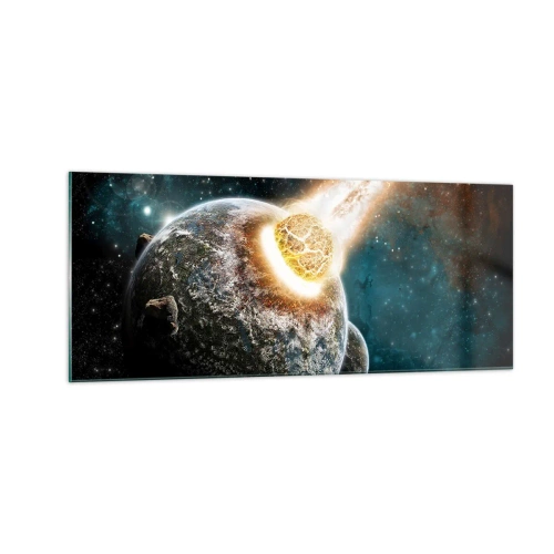 Glasbild - Bild auf glas - Holocaust oder Geburt? - 100x40 cm