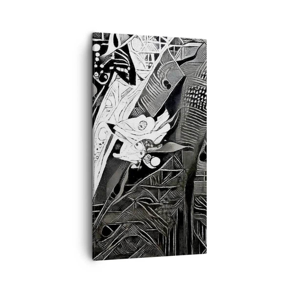 Bild auf Leinwand - Leinwandbild - Nur ein scheinbar grauer Mann - 45x80 cm