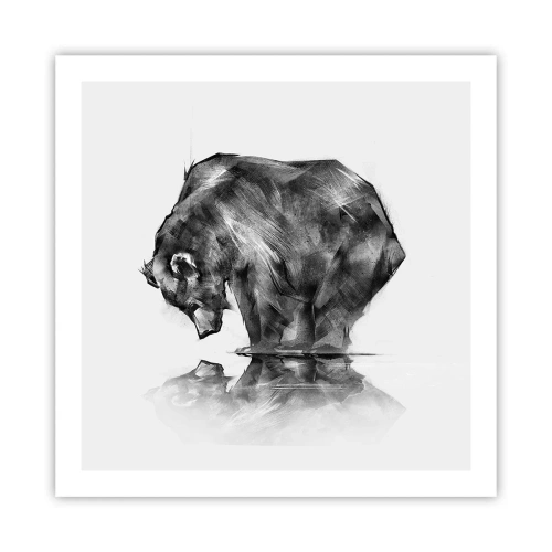 Poster - Schön, jemanden in der Nähe zu sehen - 60x60 cm