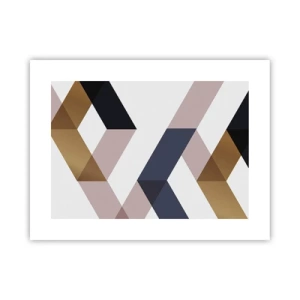 Poster - Ebenen und Winkel - 40x30 cm