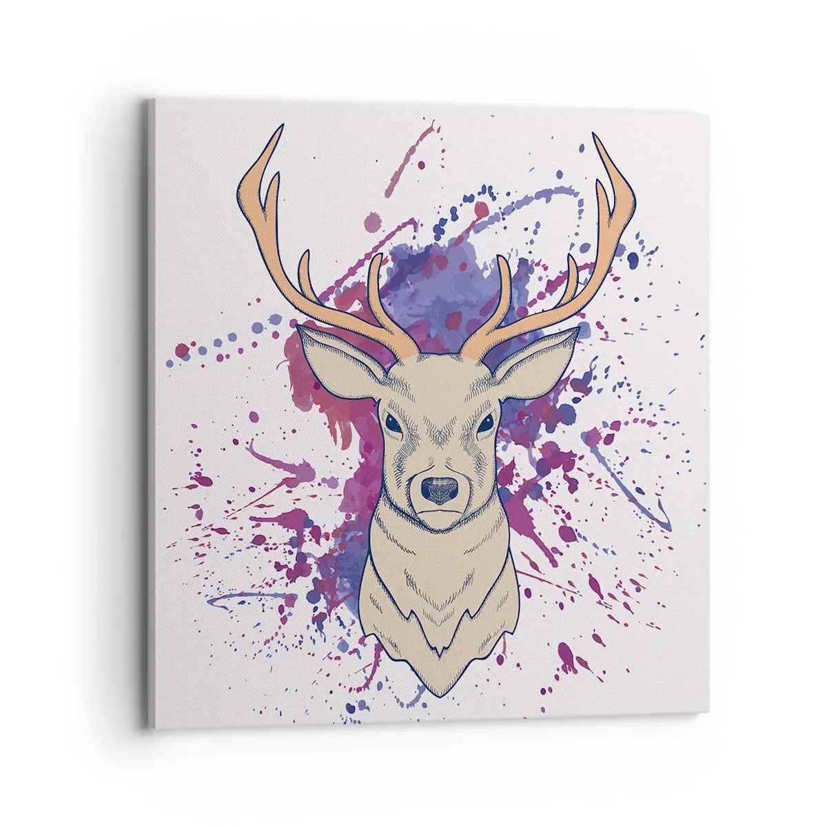 Bild auf Leinwand - Leinwandbild - Mut und Ausgeglichenheit - 70x70 cm