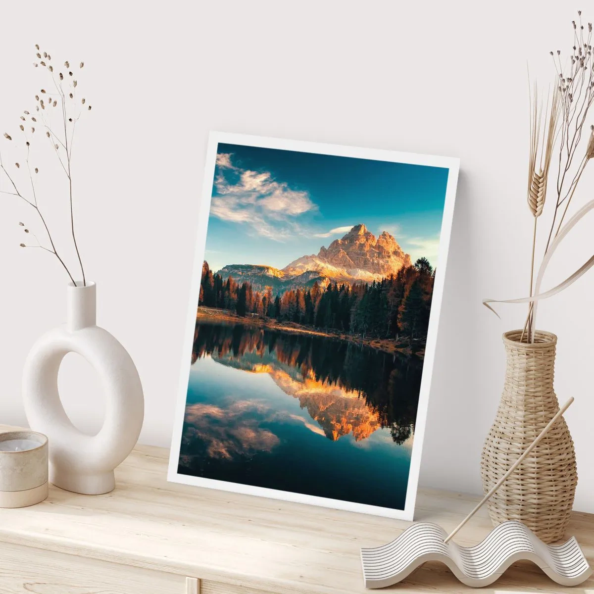 Poster - Doppelte Landschaft - 30x40 cm