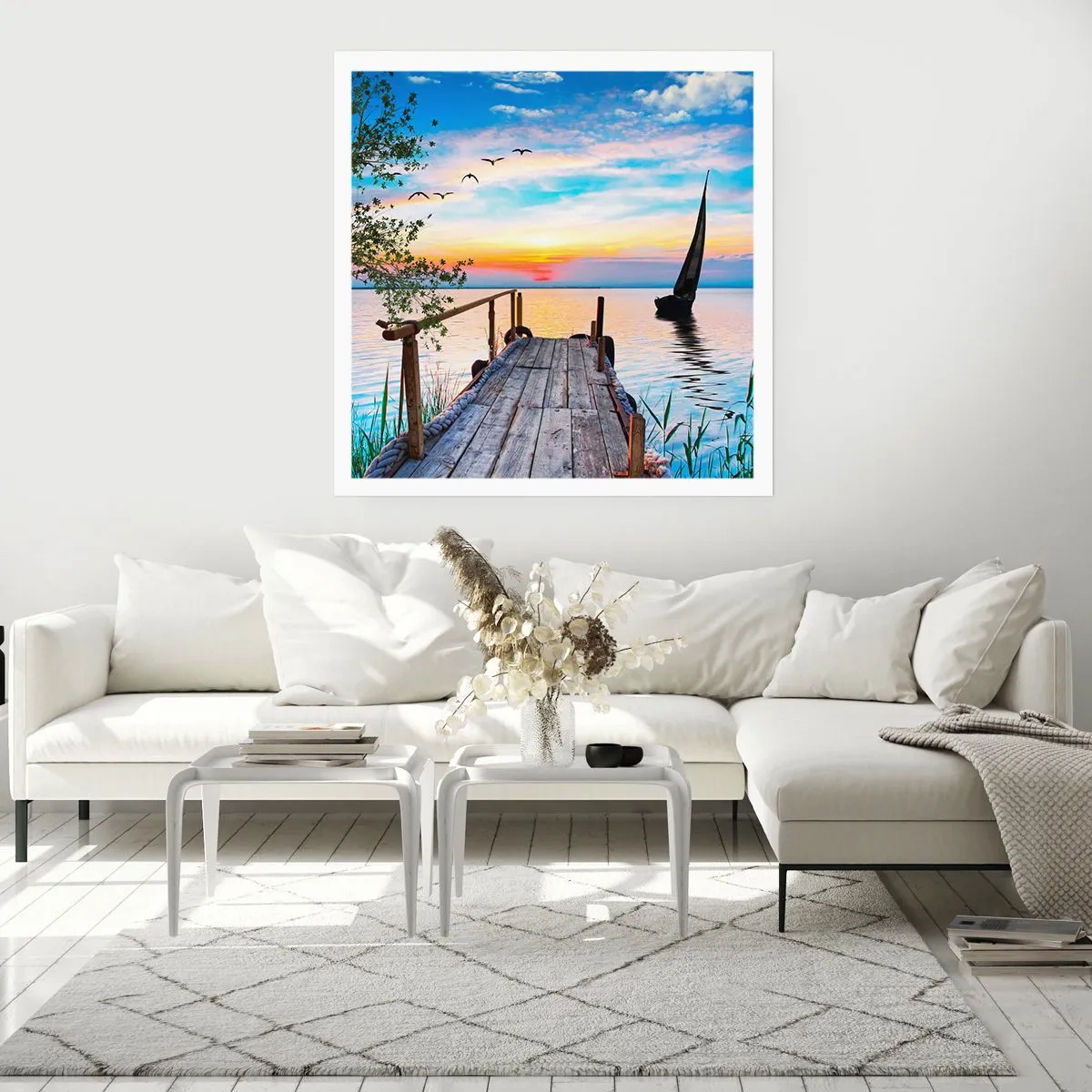 Poster - Guten Abend - 50x50 cm