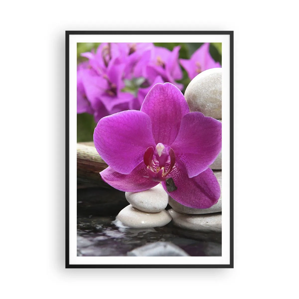 Poster in einem schwarzem Rahmen - Du ruhst dich schon aus - 70x100 cm