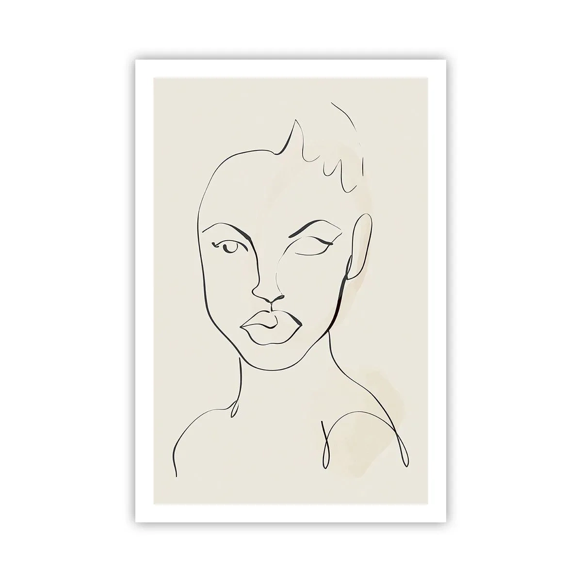 Poster - Umriss der Sinnlichkeit - 61x91 cm