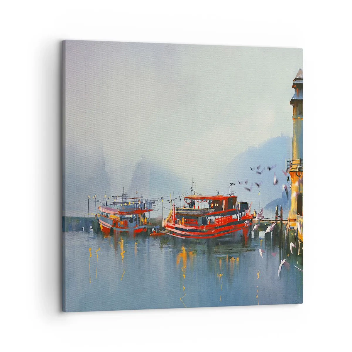 Bild auf Leinwand - Leinwandbild - Am Ende der Welt - 50x50 cm