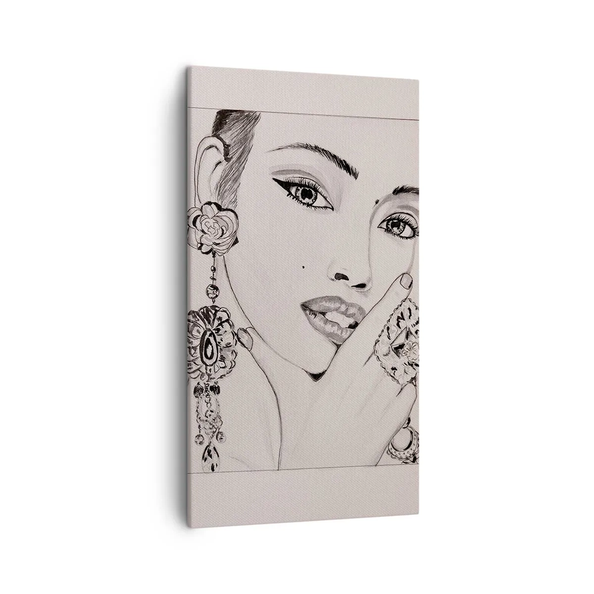 Bild auf Leinwand - Leinwandbild - Das schönste Juwel - 45x80 cm