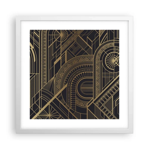 Poster in einem weißen Rahmen - Konzepte, Ideen, Pläne - 40x40 cm