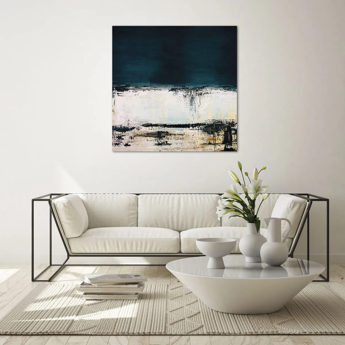 Glasbild - Bild auf glas - Horizontale Komposition - 60x60 cm