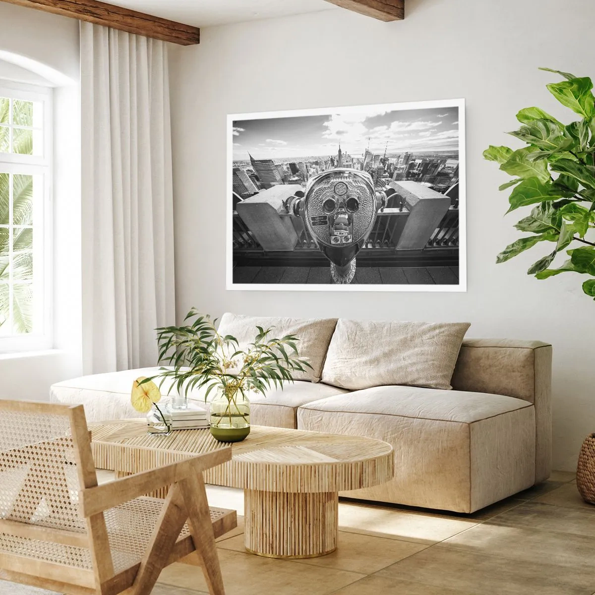 Poster - Stadt über den Städten - 70x50 cm