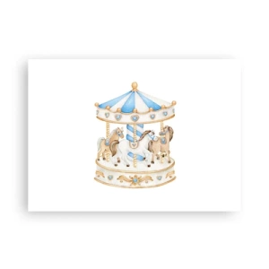 Poster - Süße Kindheit - 70x50 cm