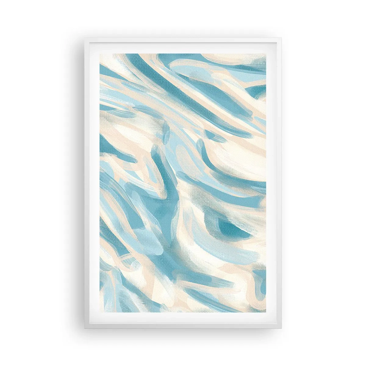 Poster in einem weißen Rahmen - Frühlingsbrisen - 61x91 cm