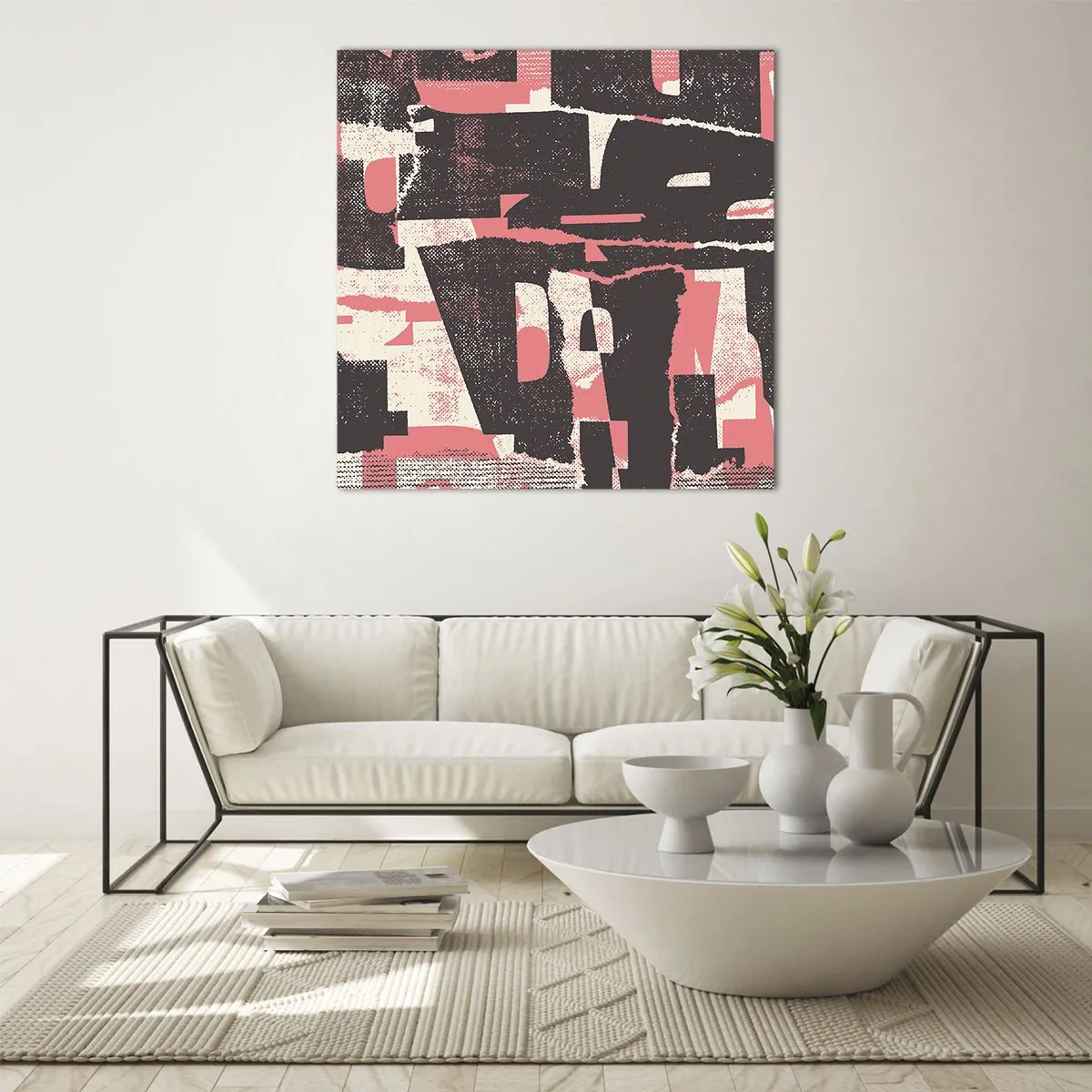 Glasbild - Bild auf glas - All dieser Lärm - 70x70 cm