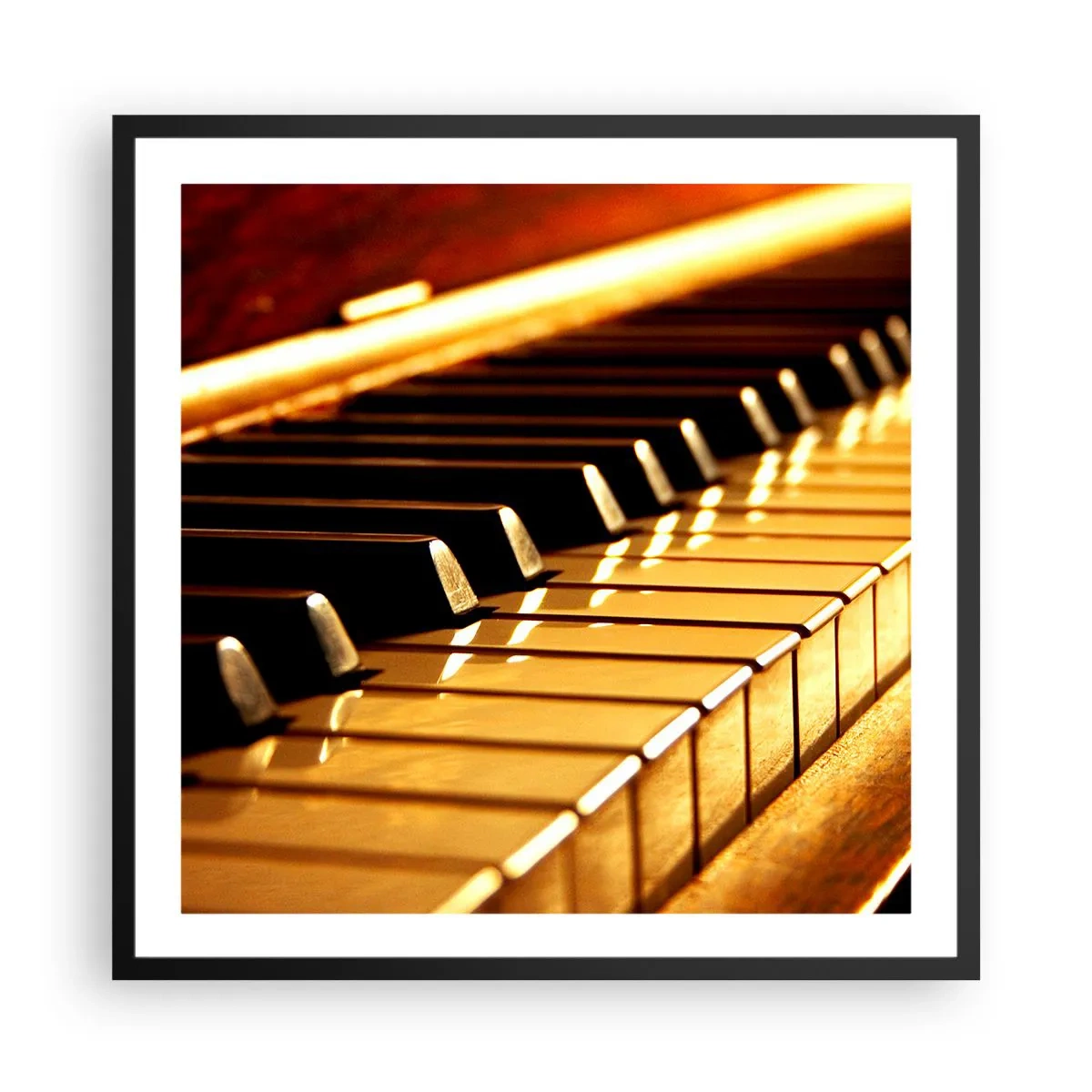 Poster in einem schwarzem Rahmen - Endlose Möglichkeiten - 60x60 cm