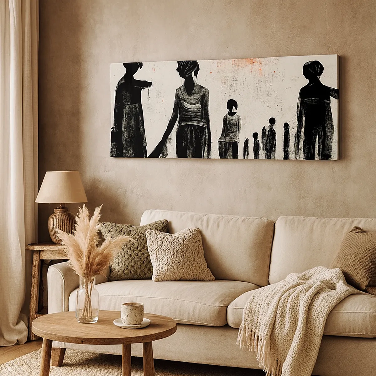 Bild auf Leinwand - Leinwandbild - Gegen die Einsamkeit - 30x30 cm