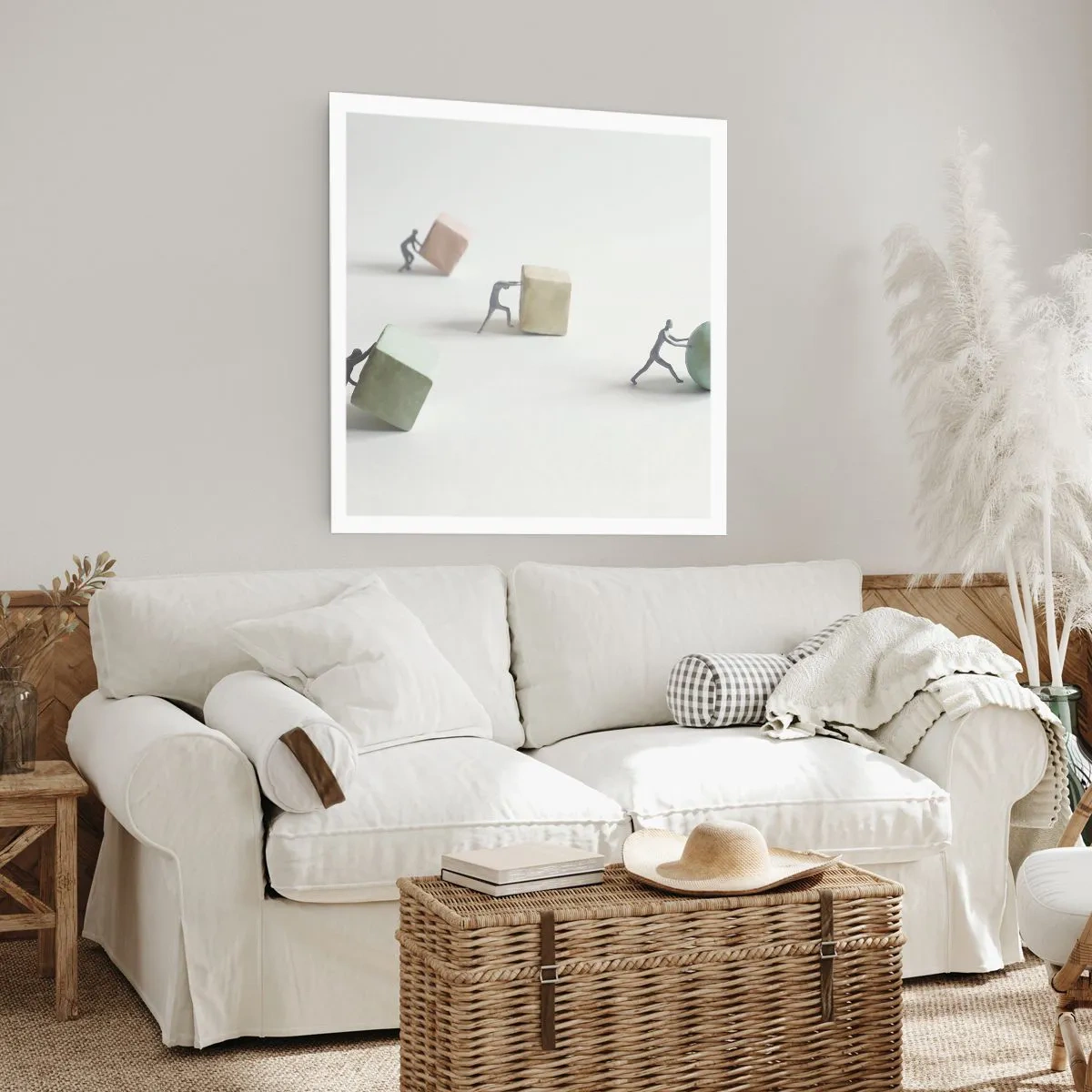 Poster - Pures Leben - 30x30 cm