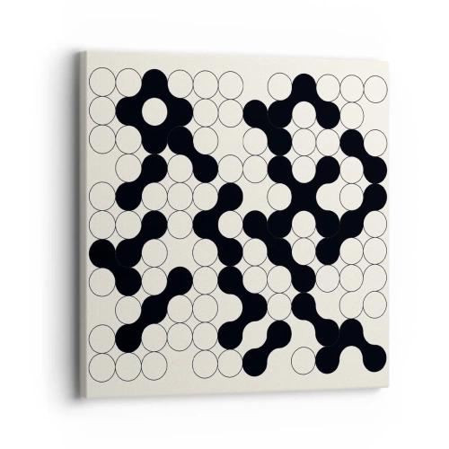 Bild auf Leinwand - Leinwandbild - Chinesisches Spiel – Variation - 30x30 cm