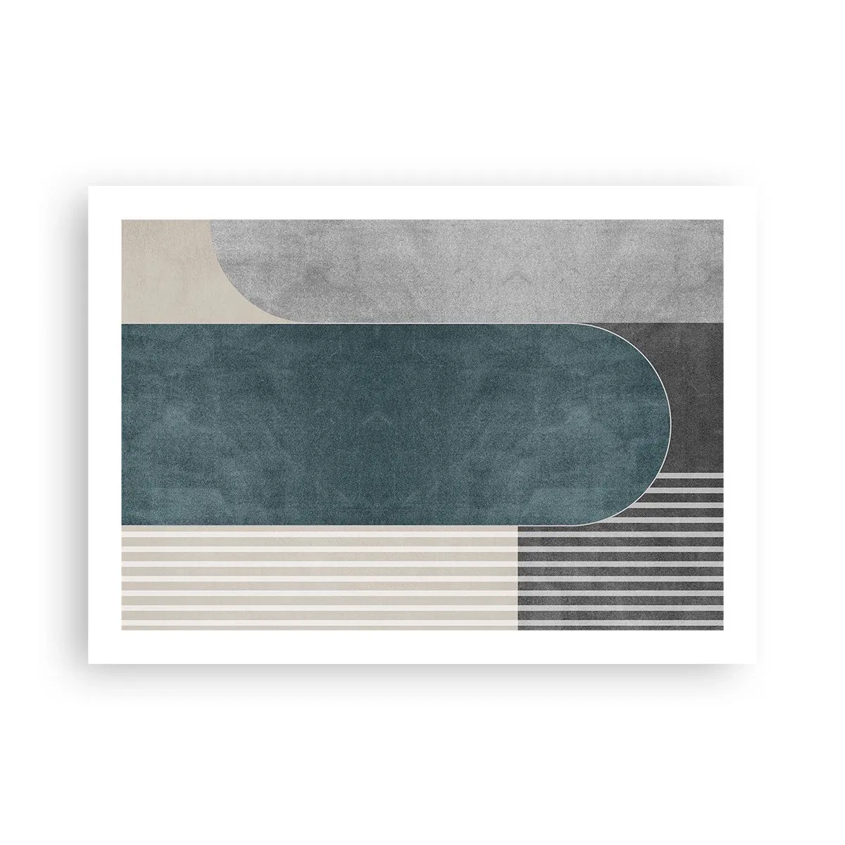 Poster - Komposition auf der Ebene - 70x50 cm