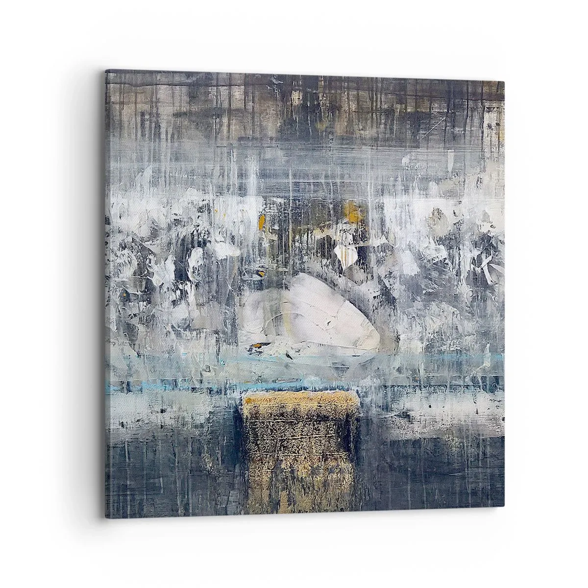 Bild auf Leinwand - Leinwandbild - Wie auf Eis, wie nach Dezember - 70x70 cm