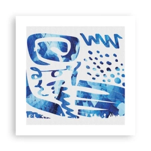 Poster - Zurück zu den Wurzeln - 40x40 cm