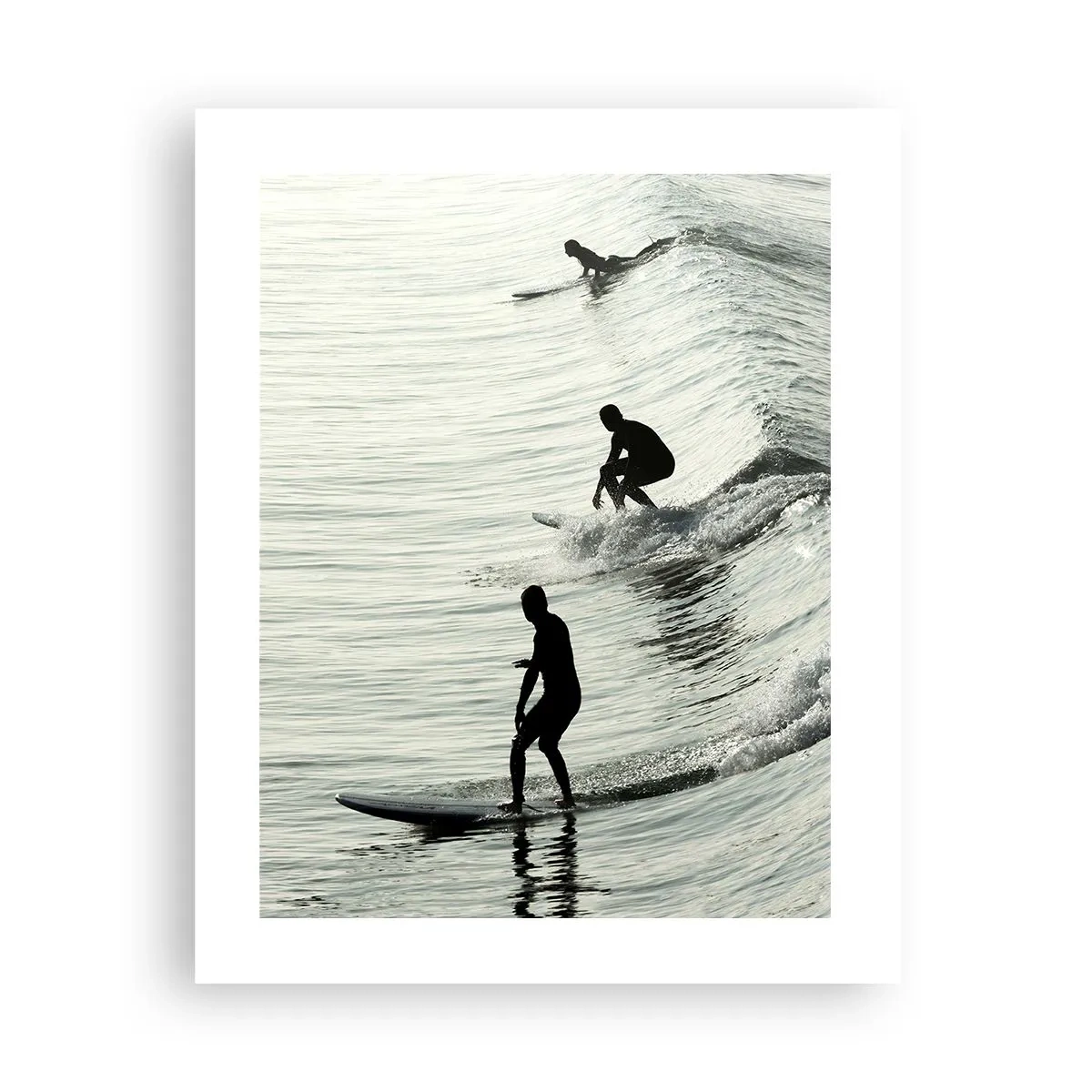 Poster - Gegen die Welle - 40x50 cm
