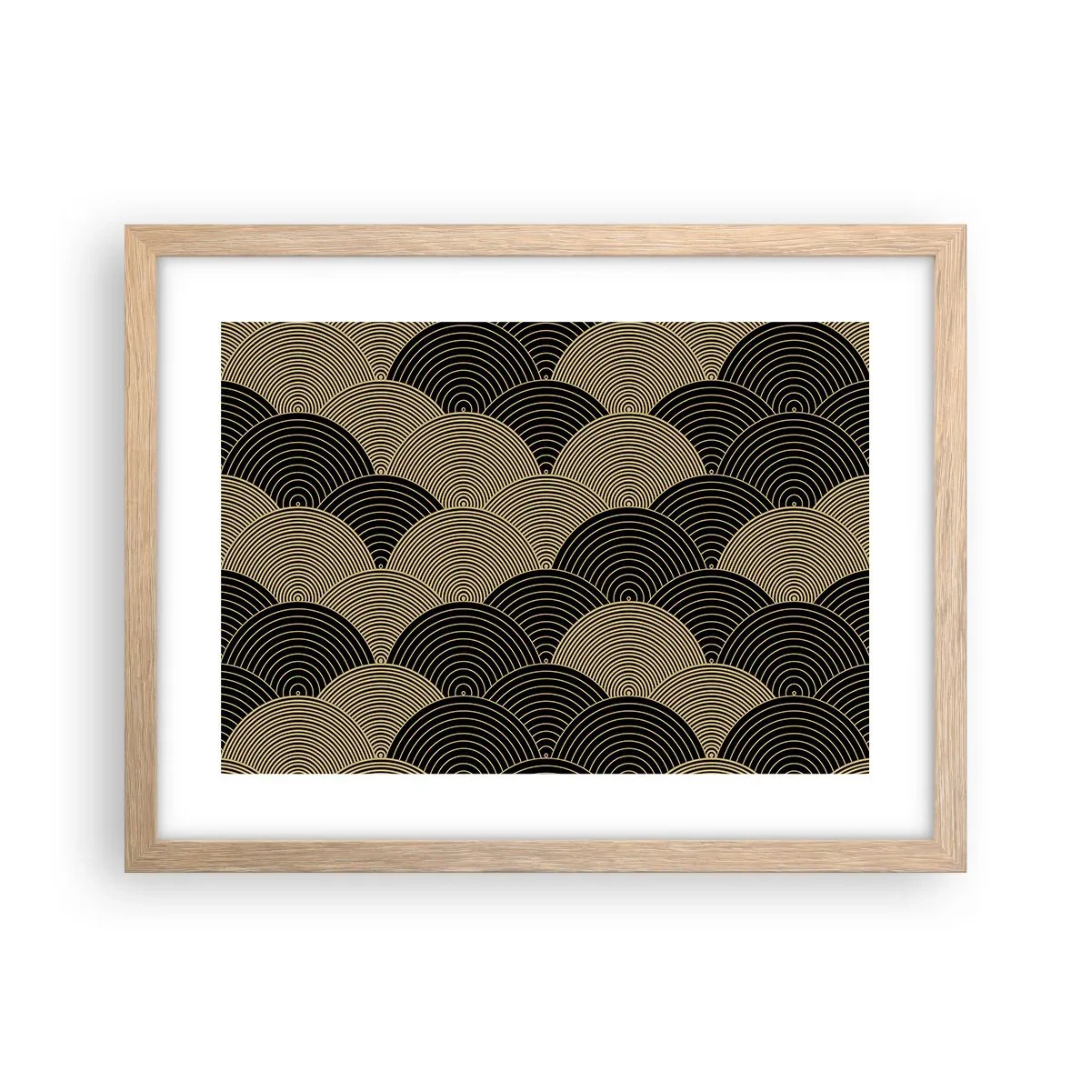 Poster in einem Rahmen aus heller Eiche - Einheit in der Vielfalt - 40x30 cm