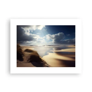 Poster - Strand, wilder Strand - 40x30 cm