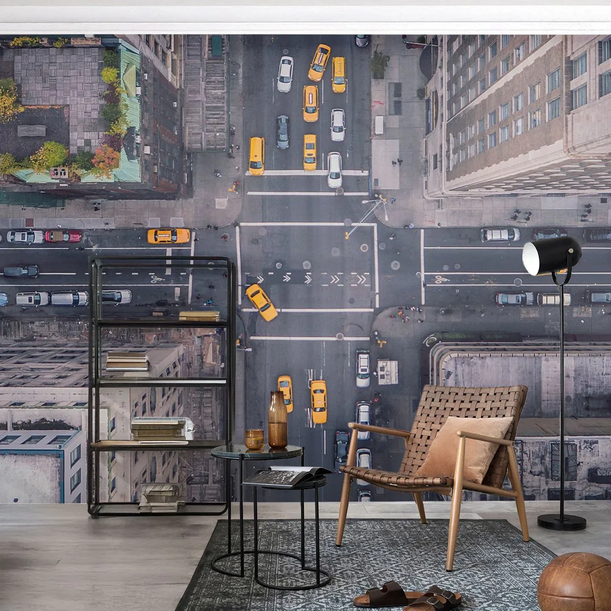 Fototapete Premium Canvas - Eine einfache Wahl - New York, Stadt, Die Architektur - 500x350 cm