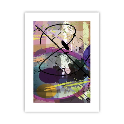 Poster - Du kannst geradeaus oder umhergehen - 30x40 cm