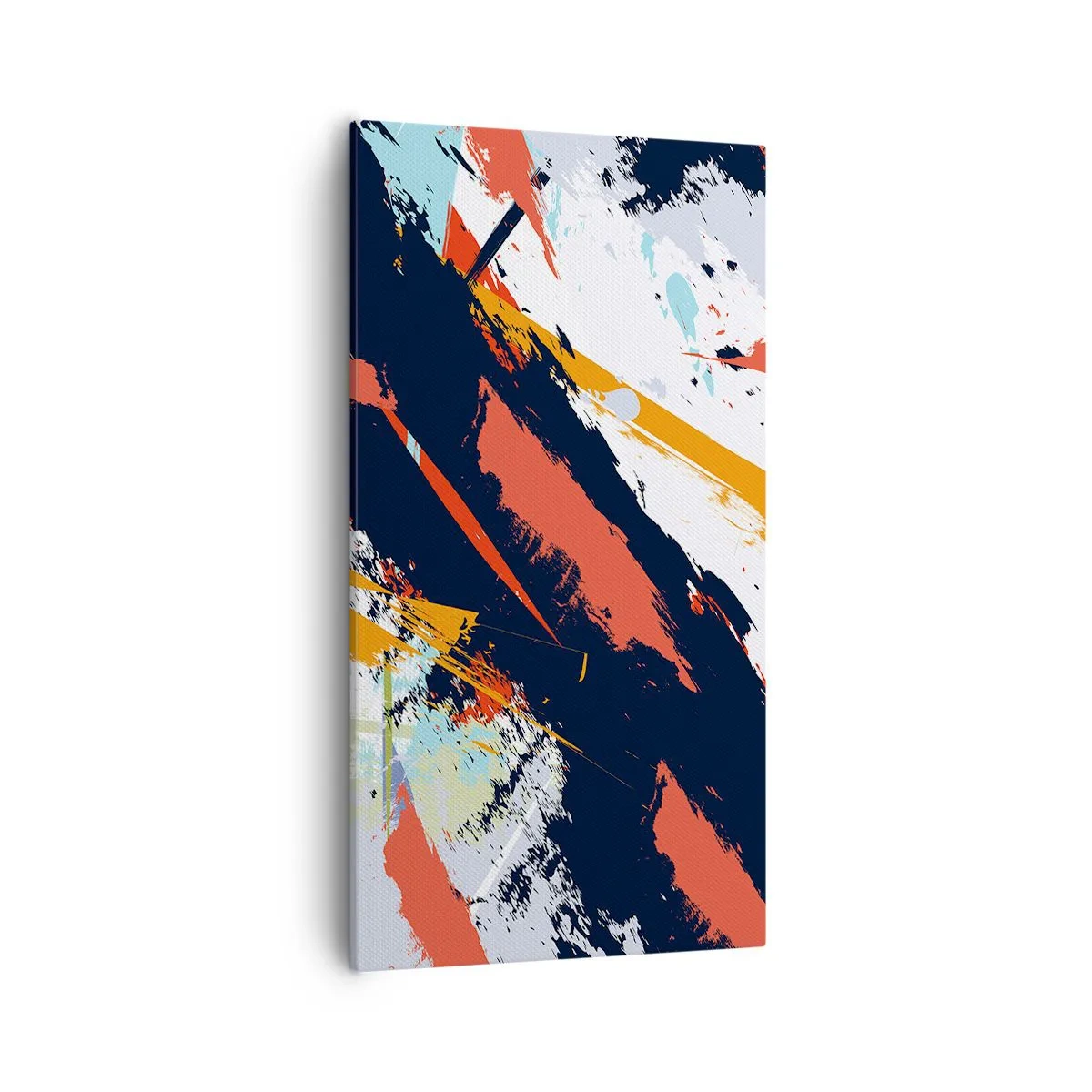 Bild auf Leinwand - Leinwandbild - Dynamische Komposition - 55x100 cm