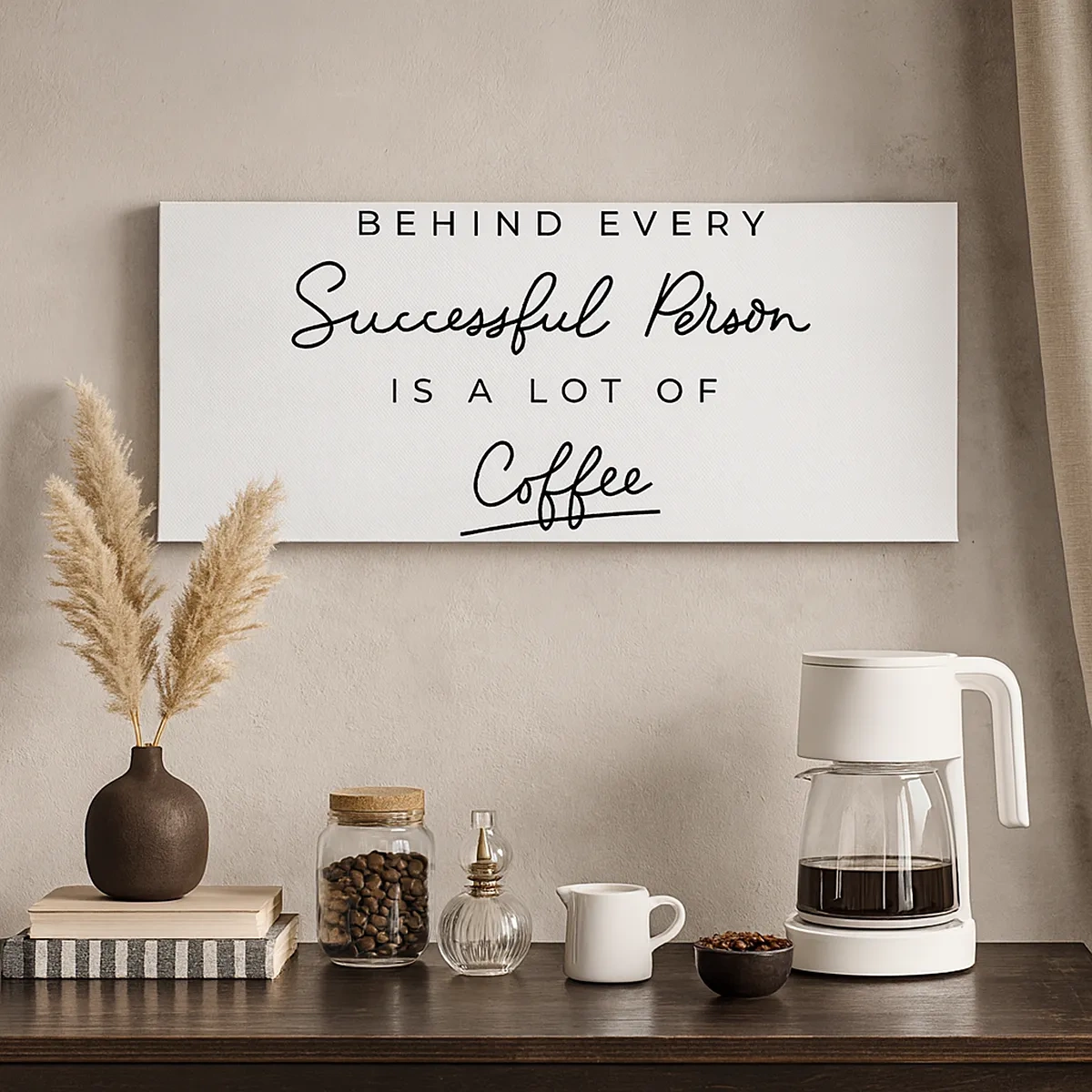 Bild auf Leinwand - Leinwandbild - Erfolgsgeheimnis - 30x30 cm