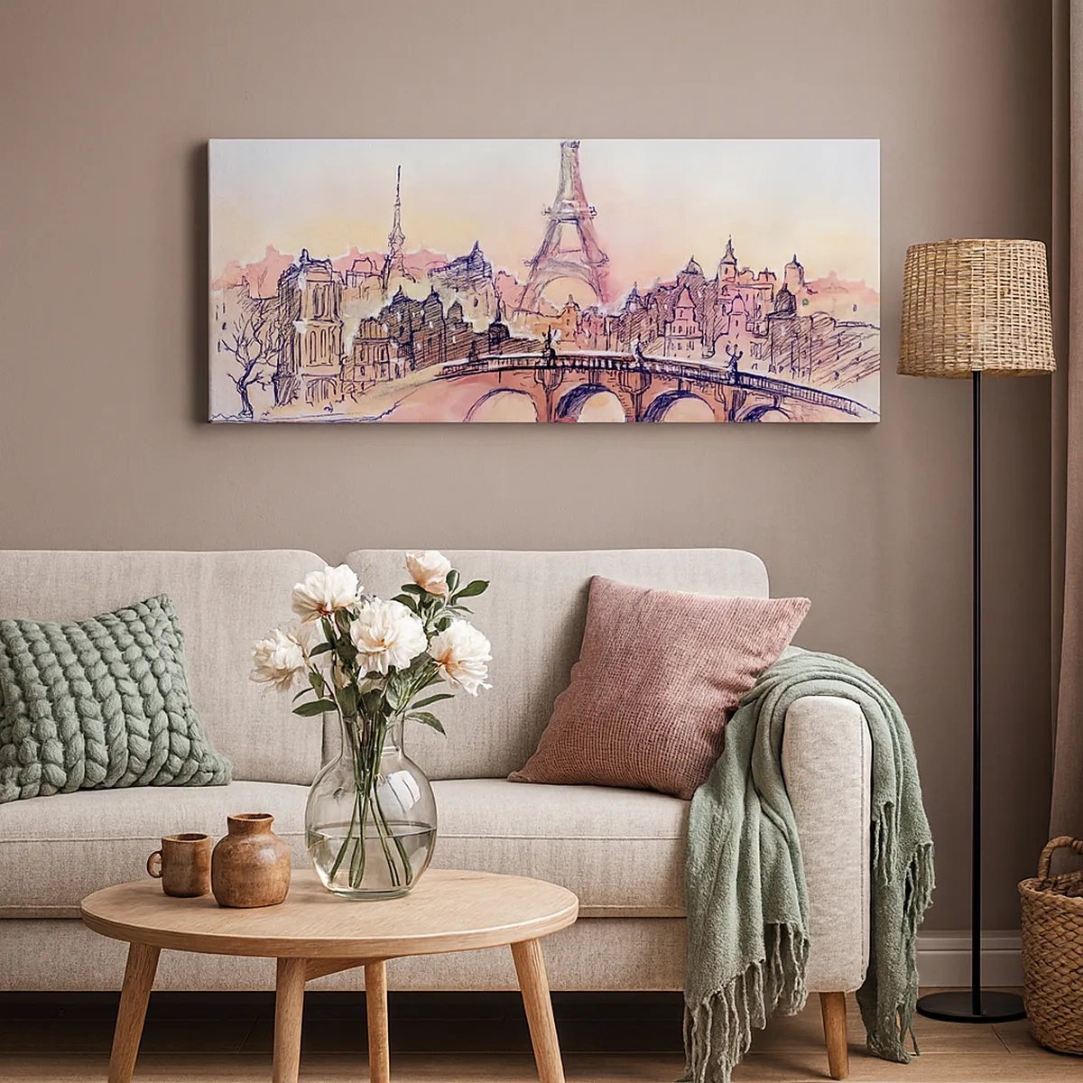 Bild auf Leinwand - Leinwandbild - Die einzige Stadt dieser Art auf der Welt - 30x30 cm