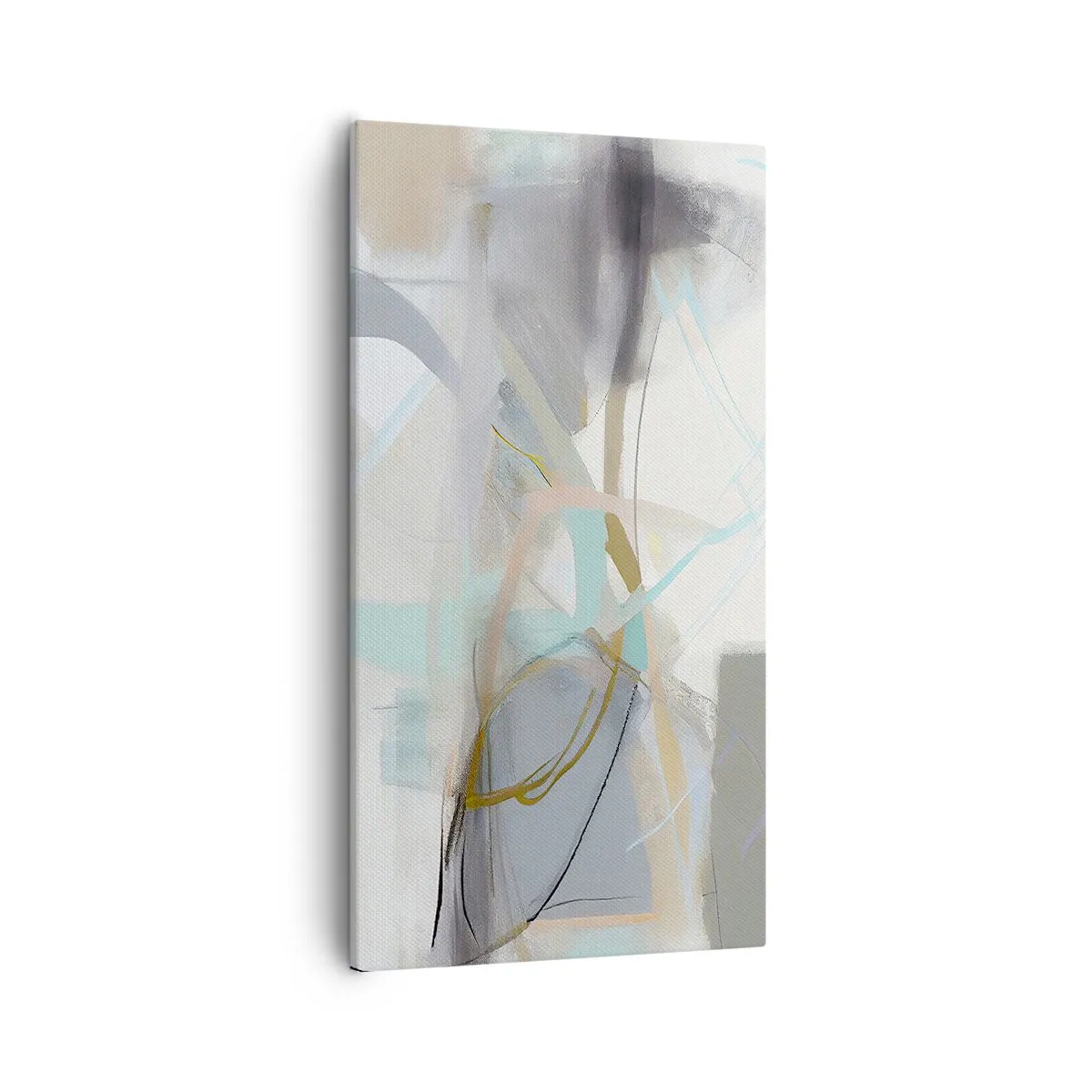 Bild auf Leinwand - Leinwandbild - Neblige Abstraktion - 55x100 cm