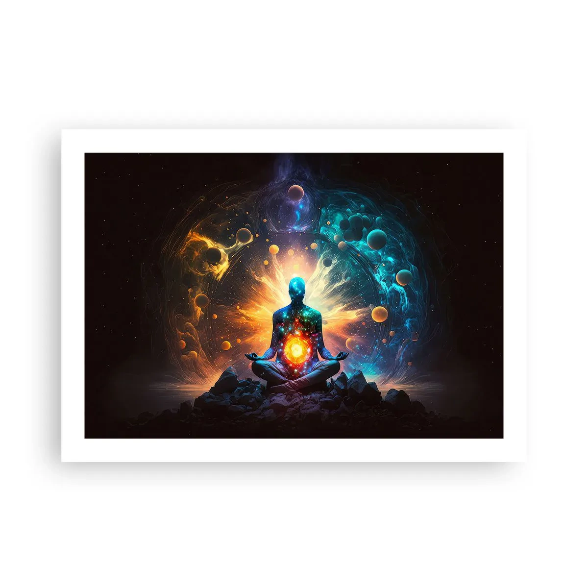 Poster - Kosmischer Frieden - 70x50 cm