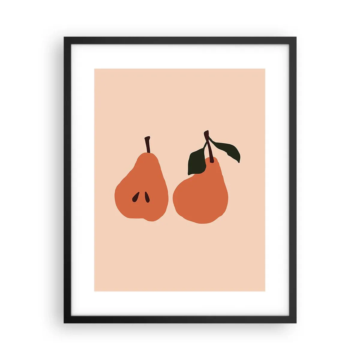 Poster in einem schwarzem Rahmen - Pure Süße - 40x50 cm