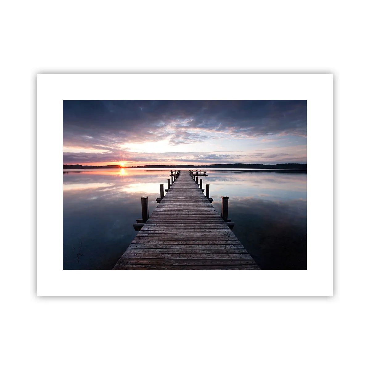 Poster - Eine stille Grenze zwischen Tag und Nacht - 40x30 cm