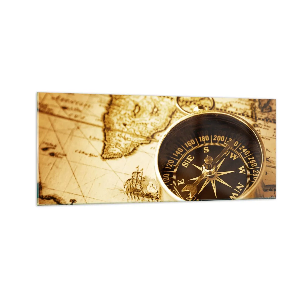 Glasbild - Bild auf glas - Ost oder West? - 100x40 cm