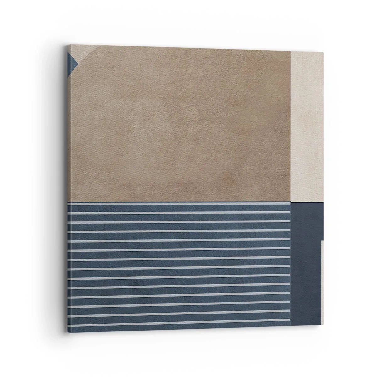 Bild auf Leinwand - Leinwandbild - Komposition aus Einfachheit und Rundheit - 70x70 cm