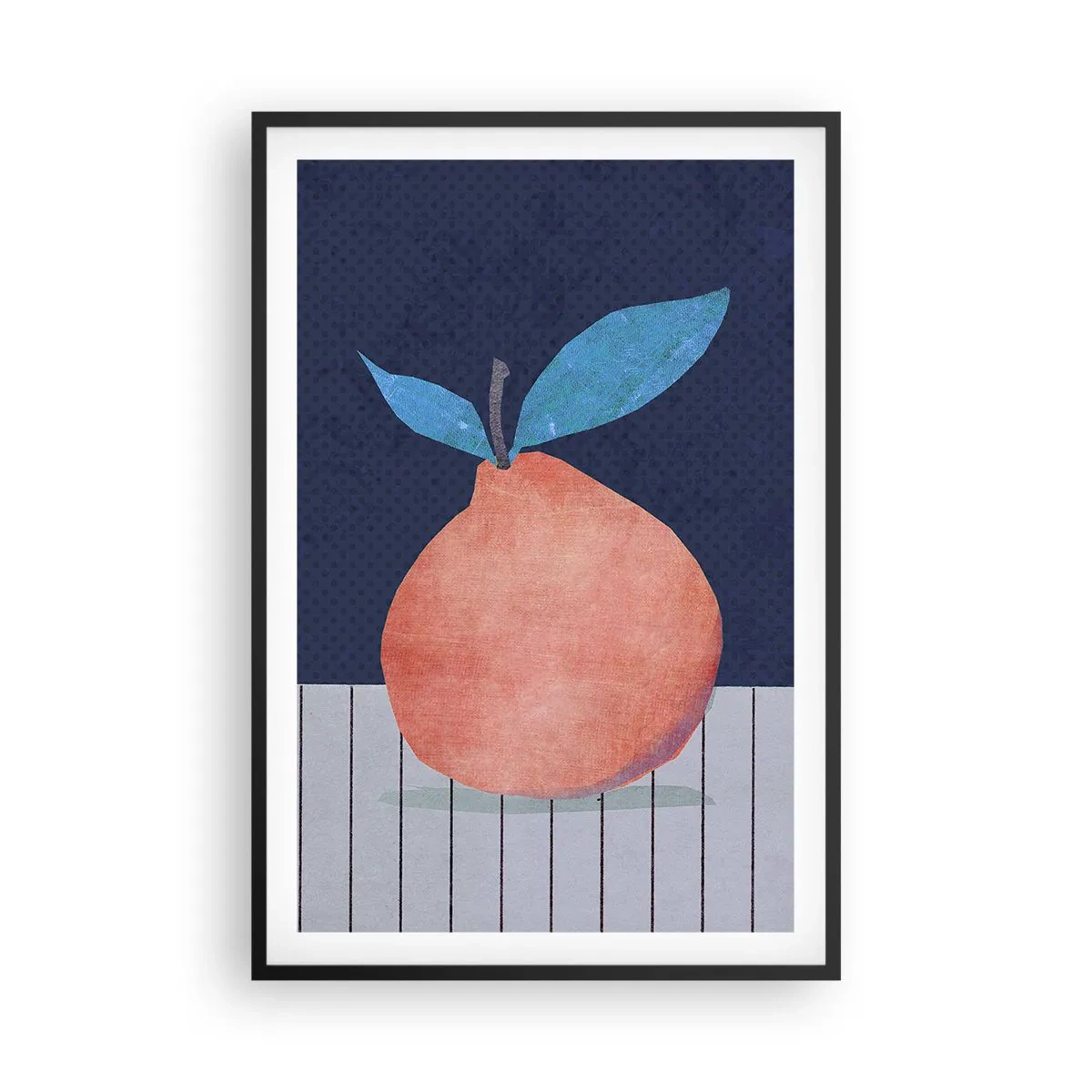 Poster in einem schwarzem Rahmen - Konvexität und Ebene - 61x91 cm