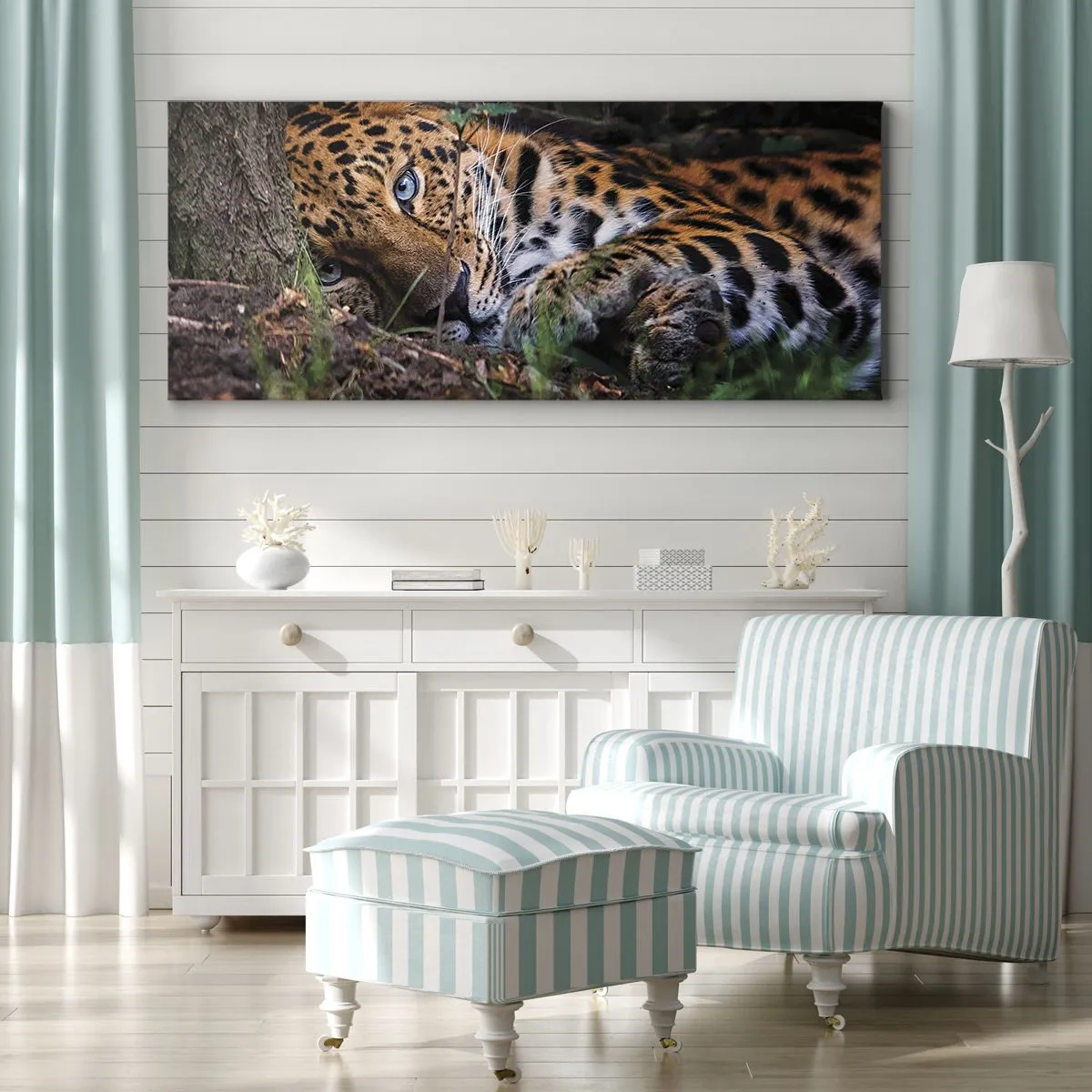 Bild auf Leinwand - Leinwandbild - Vertrau mir - 90x30 cm