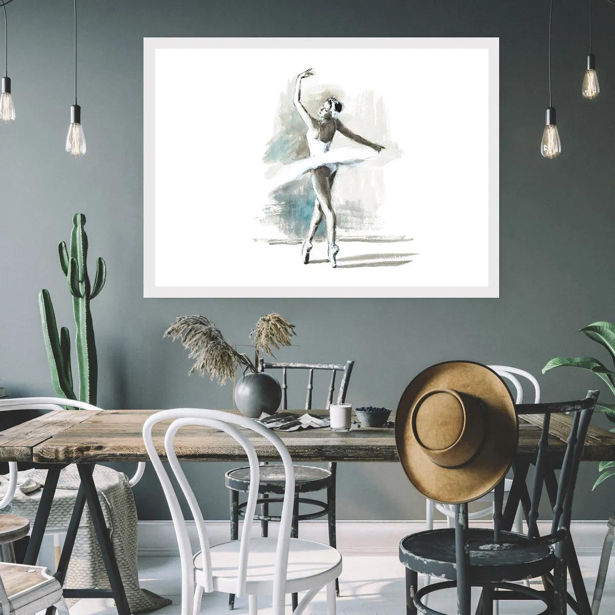 Poster - In einen Schwan verzaubert - 70x50 cm