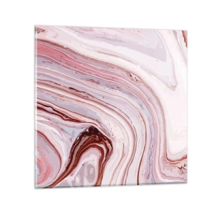 Glasbild - Bild auf glas - Geradeaus, dann rechts runter - 70x70 cm