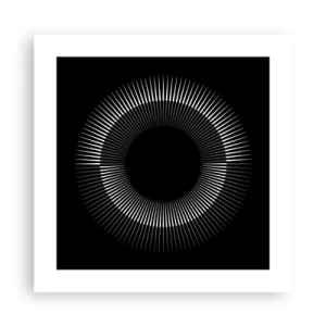 Poster - Schwarze Sonne - 40x40 cm