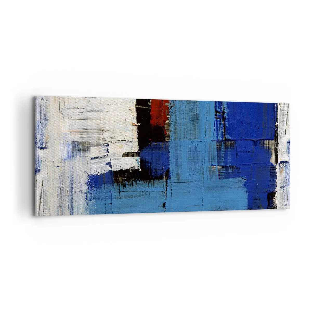 Bild auf Leinwand - Leinwandbild - Geheimnis ist blau - 100x40 cm