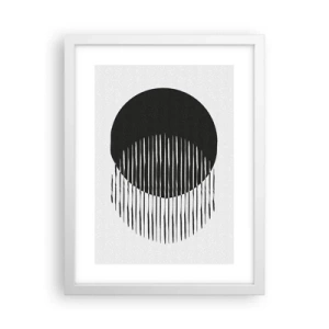 Poster in einem weißen Rahmen - Sein Alter Ego - 30x40 cm