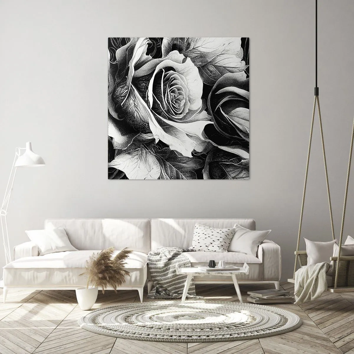 Bild auf Leinwand - Leinwandbild - Immer Königin - 40x40 cm