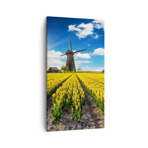 Bild auf Leinwand - Leinwandbild - Holländischer geht's nicht - 45x80 cm