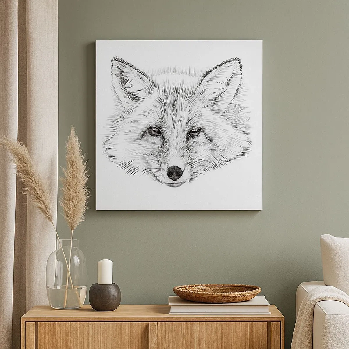 Bild auf Leinwand - Leinwandbild - Können diese Augen lügen? - 30x30 cm