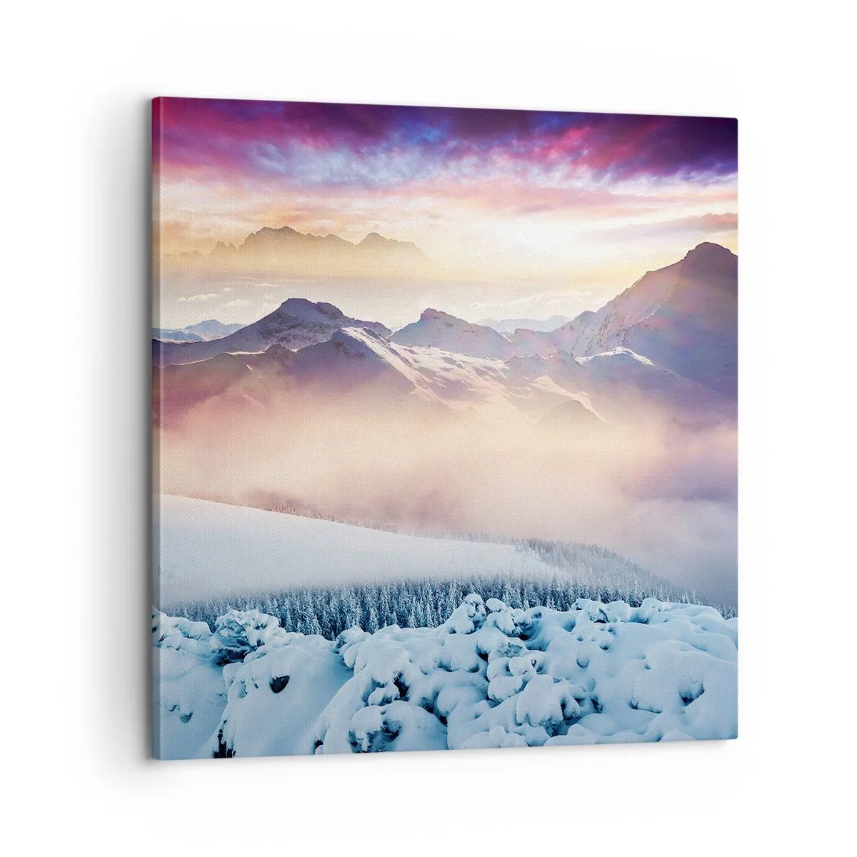 Bild auf Leinwand - Leinwandbild - Die Kraft und Reinheit der Natur - 60x60 cm