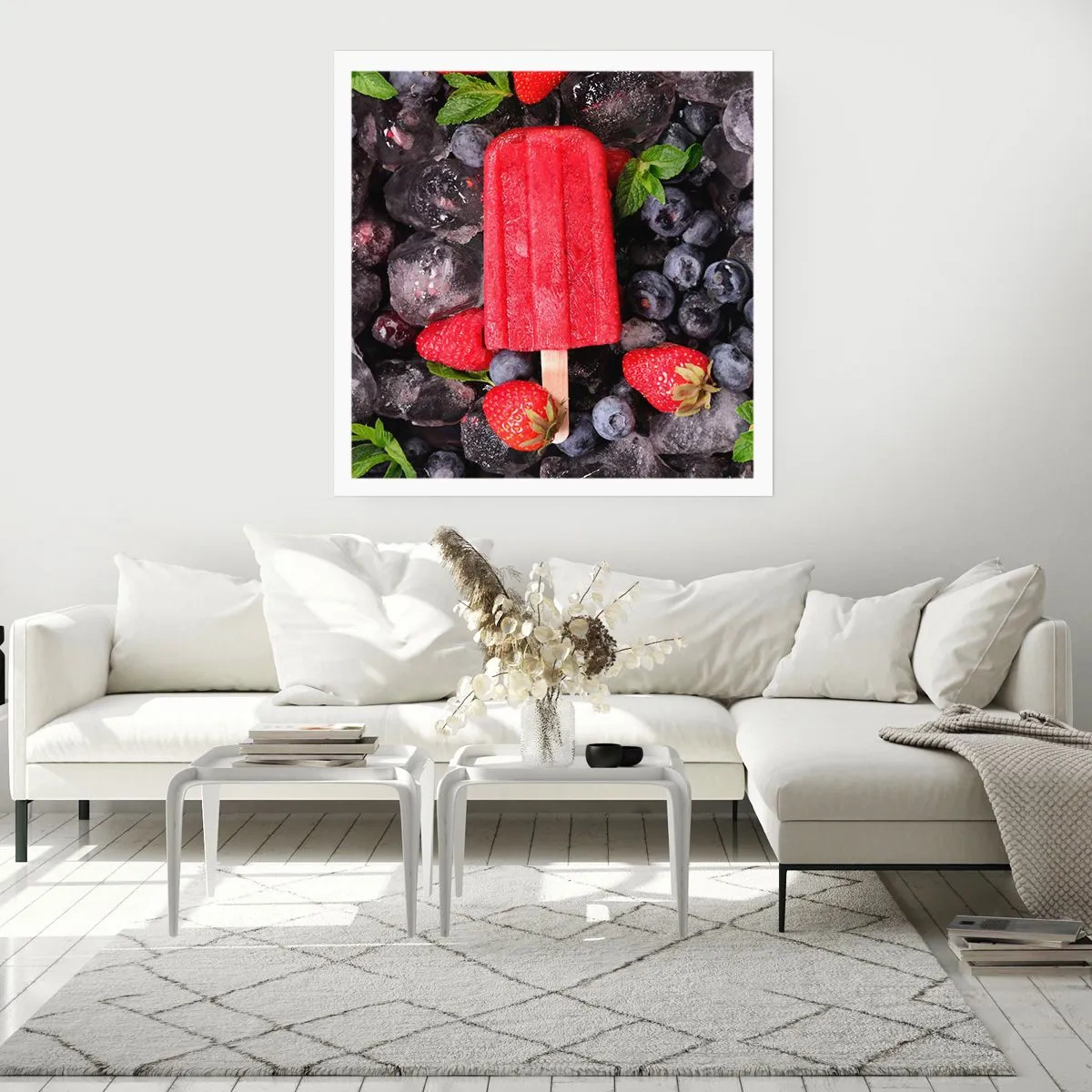 Poster - So schmeckt der heiße Sommer - 50x50 cm